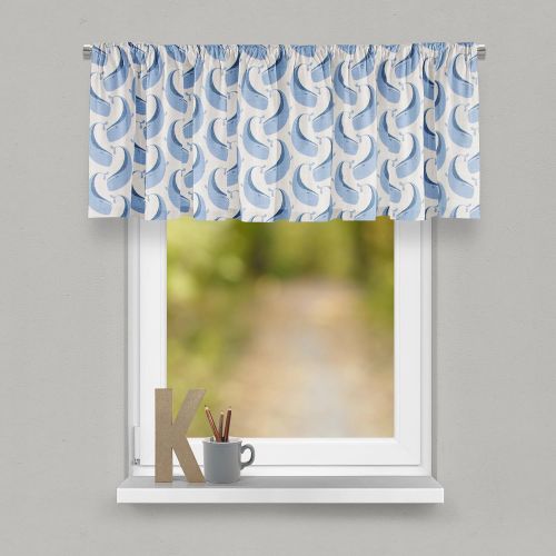  Glenna Jean Whale of a Time Curtain Valance 70W x18H for Kids Window