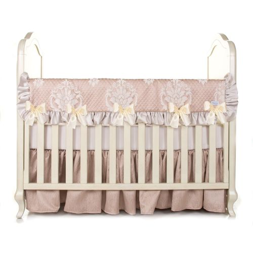  Glenna Jean Angelica Convertible Crib Rail Protecto, Pink, Long, one Size