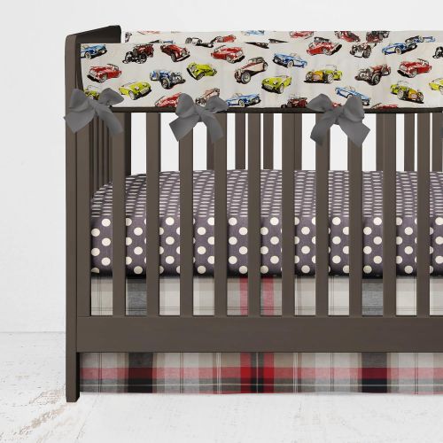  Glenna Jean Fast Track Crib Rail Protector, Cars, Long