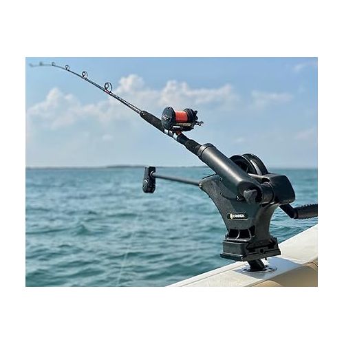  Glide Gear DEV Fishing Rod Holder Downrigger Boat Trolling Troll Gimbal Mount for Cannon 9