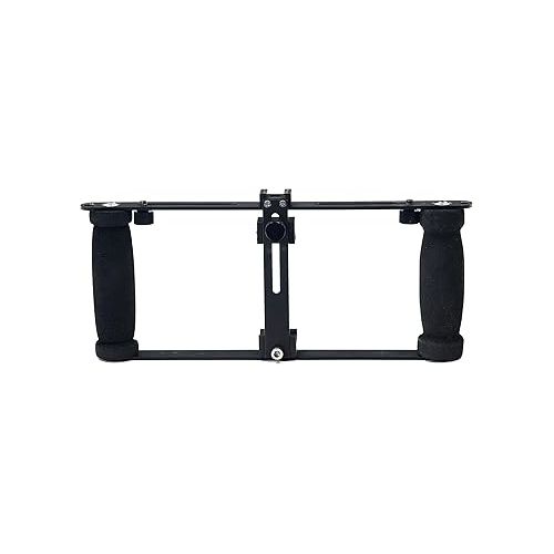  Glide Gear DM100 All Metal Professional Smartphone iPhone Mount Video Teleprompter Adapter Holder Shooter Camera Rig Phone Video-Maker Film-Maker Videographer for All Smartphones