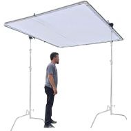Glide Gear BFS 100 Photography Video Butterfly Frame 3 in 1 Collapsible Light Silk Scrim Lighting Diffuser 4x4 / 6x6 / 8x8