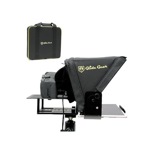  Glide Gear V2 Portable Tablet Travel Teleprompter with Carry Case