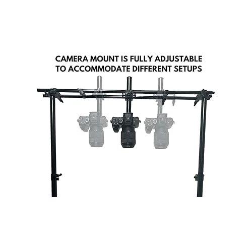  Glide Gear OH 200 Modular/Adjustable Video Camera Smartphone Overhead All Metal Flat Lay Rig Mount