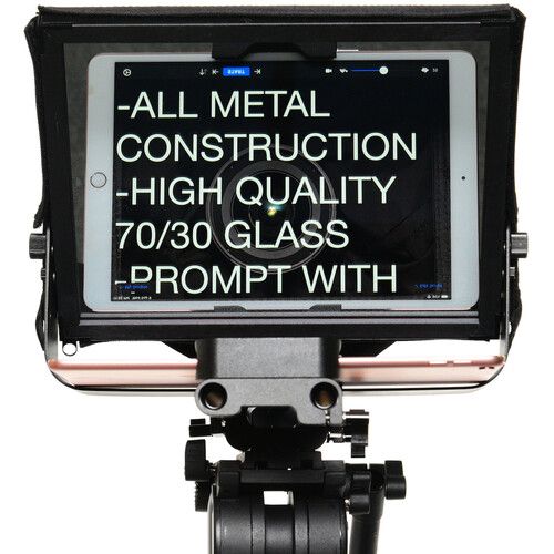  Glide Gear TMP-500 Tripod & Shoulder Mount Tablet/Phone Teleprompter