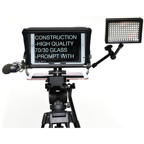  Glide Gear TMP-500 Tripod & Shoulder Mount Tablet/Phone Teleprompter