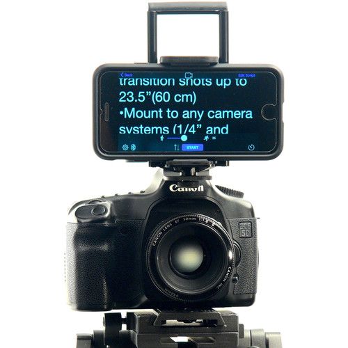  Glide Gear TMP 10 Teleprompter Smartphone / Tablet Shoe Mount Holder