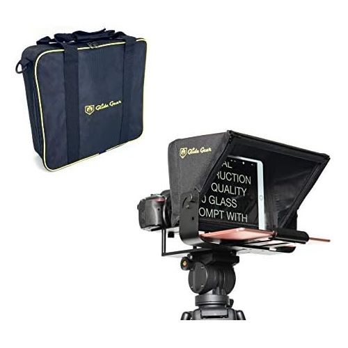  Glide Gear TMP100 Adjustable iPad Tablet Smartphone Teleprompter Beam Splitter 7030 Glass w Carry Case No Plastic All Metal  No Assembly Required