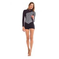 GlideSoul 2mm Springsuit Front Zip Womens Vibrant Stripes