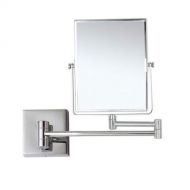 Glimmer Nameeks AR7721-CR-3x Wall Mounted Makeup Mirror, 5 L x 6.3 W