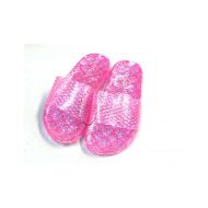Glitter Jelly Slide Sandals