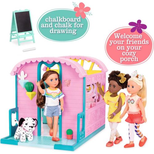  Glitter Girls Dolls by Battat ? GG Doll House Playset with Furniture and Home Accessories ? Kitchen, Oven, and Patio ? 14-inch Doll Clothes and Accessories for Kids Ages 3 and Up