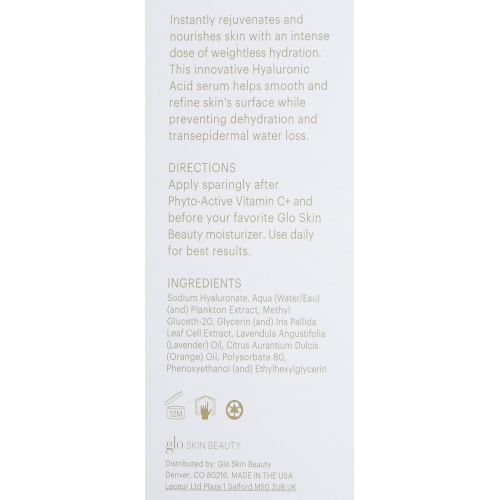  Glo Skin Beauty Daily Hydration+ - Hydrating Serum With Hyaluronic Acid, 1 fl. oz.