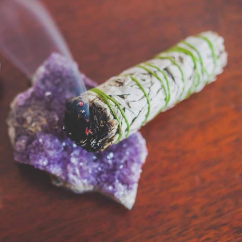  인센스스틱 GloFX White Sage Bundle - 5 Pack - 4 Inches Sustainably Harvested California Smudge Stick Wand for Spiritual Incense Sticks Burning Aromatherapy Energy Cleansing Bundles Healing an