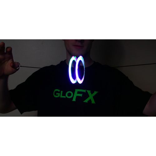  GloFX Team 8-LED Rave Double Orbit: True Color Orbital Flow Light Show