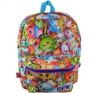 Global Shopkins Chef Club Print Large School Backpack - SPK Front Pocket Girls Book Bag - Multicolored