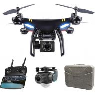 [아마존 핫딜]  [아마존핫딜]GPS Drone with Camera HD 1080P Return Home, Global Drone GW168, FPV Quadcopter Drones with Servo Gimbal Adjustable Wi-Fi Camera Live Video, Follow Me, Altitude Hold, Drone for Begi