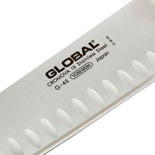  [아마존베스트]Global G-48-7 inch, 18cm Santoku Hollow Ground Knife, 7, Stainless