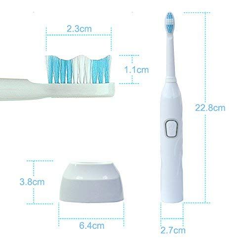  Global Care Market Electric Toothbrush and Teeth Whitening Polisher with High Frequency Sonic 30K Vibration for...