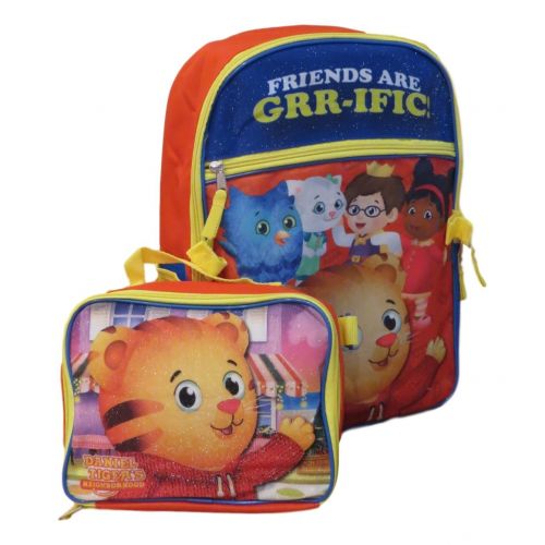  Global Design Concepts Daniel Tigers Neighborhood Backpack with Detachable Lunch Bag 2pc Set