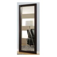 Global Furniture USA Vertical Floor Mirror w Wenge Finish Wood Frame - G020