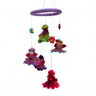 Global Groove Felt Flower Fairy Mobile -