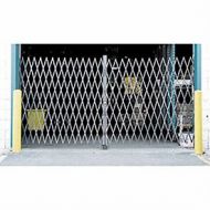 Global Industrial 16W Double Folding Security Gate, 8H