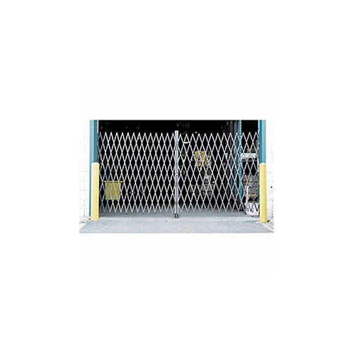  Global Industrial 16W Double Folding Security Gate, 8H
