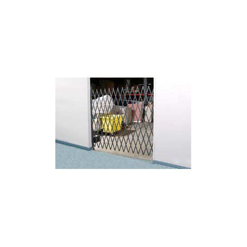  Global Industrial 6-12W Single Folding Security Gate, 8H