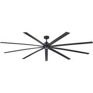 Global Industrial 96 Industrial Ceiling Fan, 6 Speeds with Controller, Gray, Lot of 1