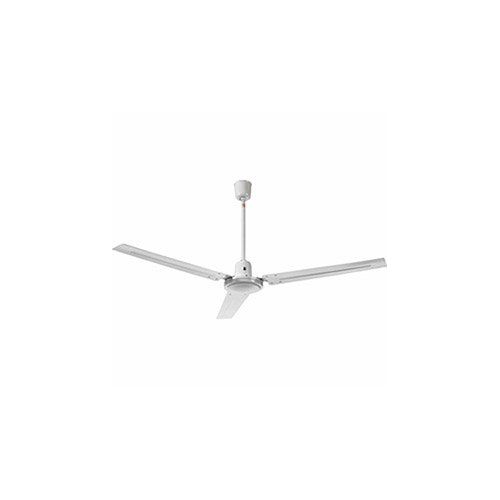  Global Industrial Industrial Ceiling Fan, 56 Diameter, White with 4 Speed Controller