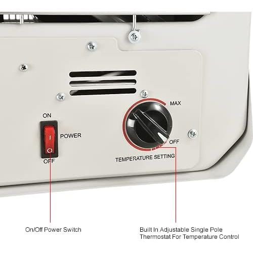  Global Industrial 240V Horizontal Unit Heater, 10KW, 1 or 3 Phase