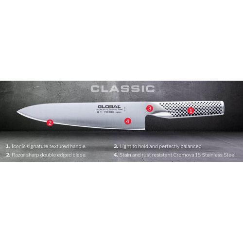  Global Knives Global 7 Hollow Ground Santoku Knife G 80