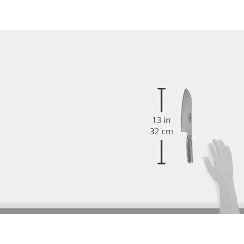  [아마존베스트]Global Knives Global 7 Hollow Ground Santoku Knife G 80, 7, Silver