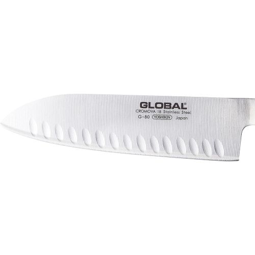  [아마존베스트]Global Knives Global 7 Hollow Ground Santoku Knife G 80, 7, Silver