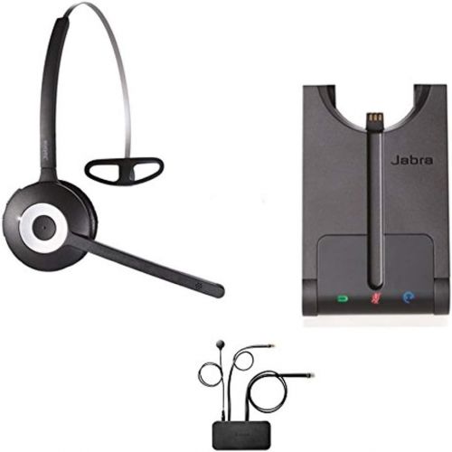  Global Teck Avaya Phone compatible Jabra Cordless Headset | PRO 920 EHS Bundle | Avaya Compatible phones: 1608, 1616, 9620, 9630, 9640, 9650 | Electronic Remote Answerer included