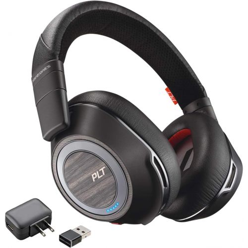  Global Teck Worldwide GTW Bundle of Plantronics Voyager 8200 UC Stereo Bluetooth Headphones, Compatible with Teams, Zoom, Meet, Pandora and More, Use with PC, Mobile, Music, Video and Voice