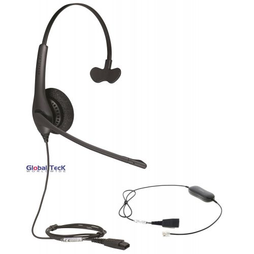  Global Teck Worldwide Jabra Headset Avaya Phone Compatible Direct Connect | Avaya IP Phones: 1608, 1616, 9601, 9608, 9610, 9611, 9611G, 9620, 9620C, 9620L, 9621, 9630, 9640, 9640G, 9641, 9650, 9650C, 96