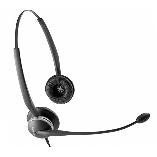  Global Teck Worldwide Jabra 2125-NCD Headset Bundle - Headset with Telephone Cable | RJ9 Phones, VoIP, IP, Digital: Cisco, Mitel, ShoreTel, Aastra, Toshiba, Nortel, Yealink