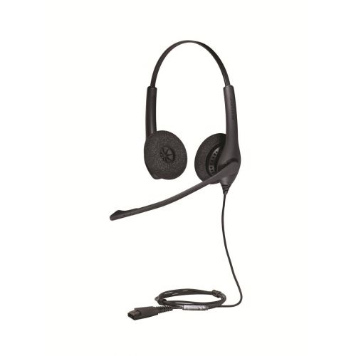  Global Teck Worldwide Polycom Compatible Jabra BIZ 1525 Direct Connect Headset with Smart Cord | SoundPoint Phones: IP450, IP50s, IP601, IP650, IP670 | VVX Series - 101,150, 250, 350, 400,450, 500, 600,