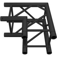 Global Truss SQ-4121 2-Way 90° F34 Square Truss Corner (Black Matte)