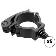 Global Truss Light-Duty Clamp for F23 and F24 Truss (Black, 5-Pack)