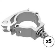 Global Truss Light-Duty Clamp for F23 and F24 Truss (Silver, 5-Pack)