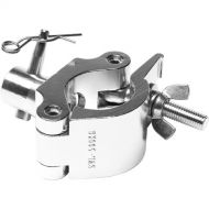 Global Truss Pro Clamp with Half Coupler for 50mm Tubing (Silver)