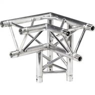 Global Truss Three-Way 90° Apex Down - Right Corner for F33 Triangular Truss System (1.64')