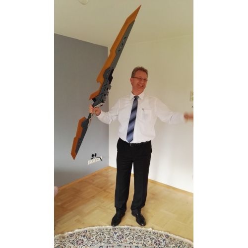  Globator FULL METAL League Of Legends Weapon, Hyperlight Blade, Project: Yi Sword