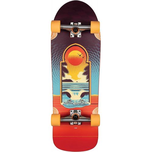  Globe Burner Skateboard, Adult Unisex, Multicolor (Cult of Freedom/Explode), 31