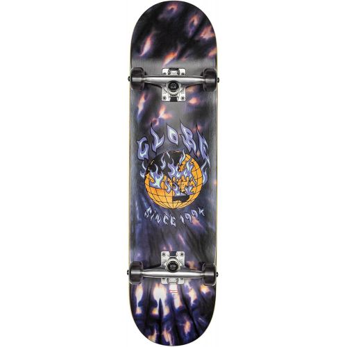  Globe G1 Ablaze Complete Skateboard,Black Dye,31.36 L X 8 W - 14 WB