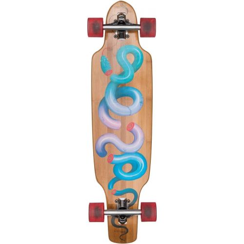  GLOBE Skateboards Spear Point Mini Cruiser Complete Skateboard, Bamboo/Snake