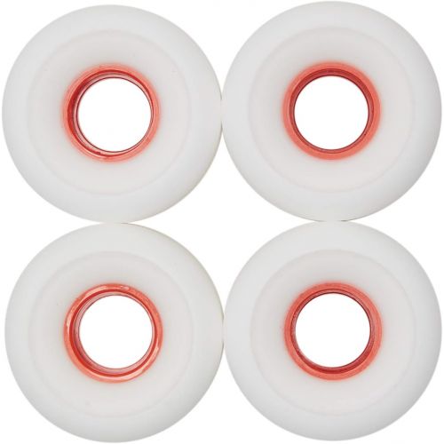  Globe Bruiser Skateboard Wheels,White/Red,58mm